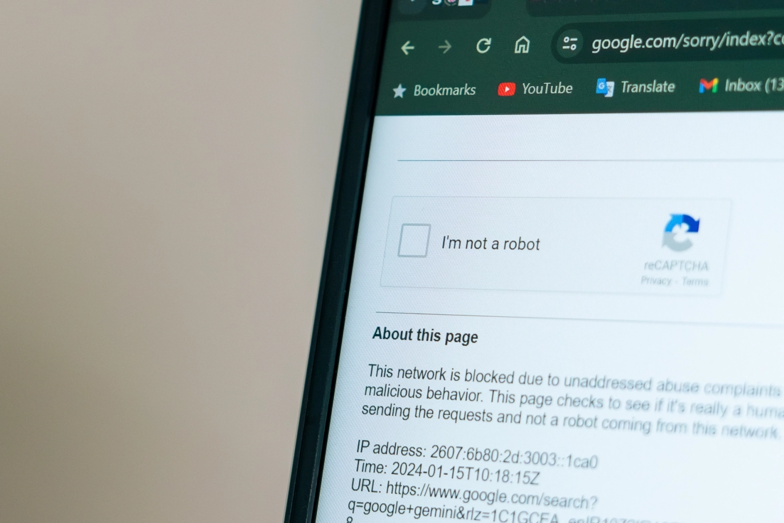 reCAPTCHA