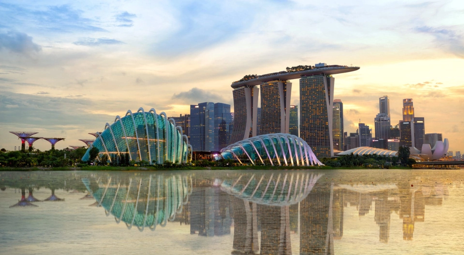 Skyline von Singapur