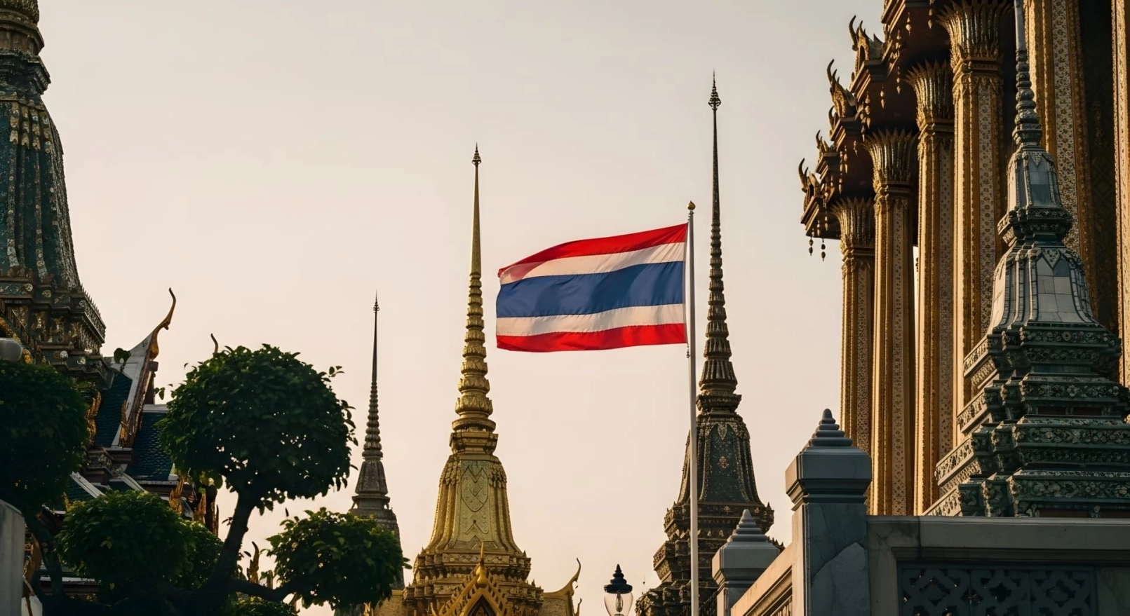 Thailändische Flagge