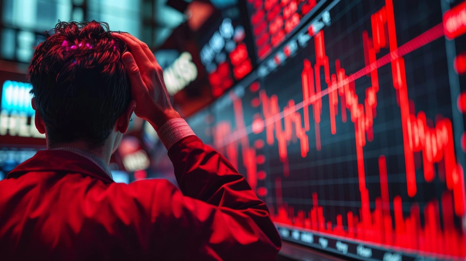 Crash : un investisseur perd de l'argent