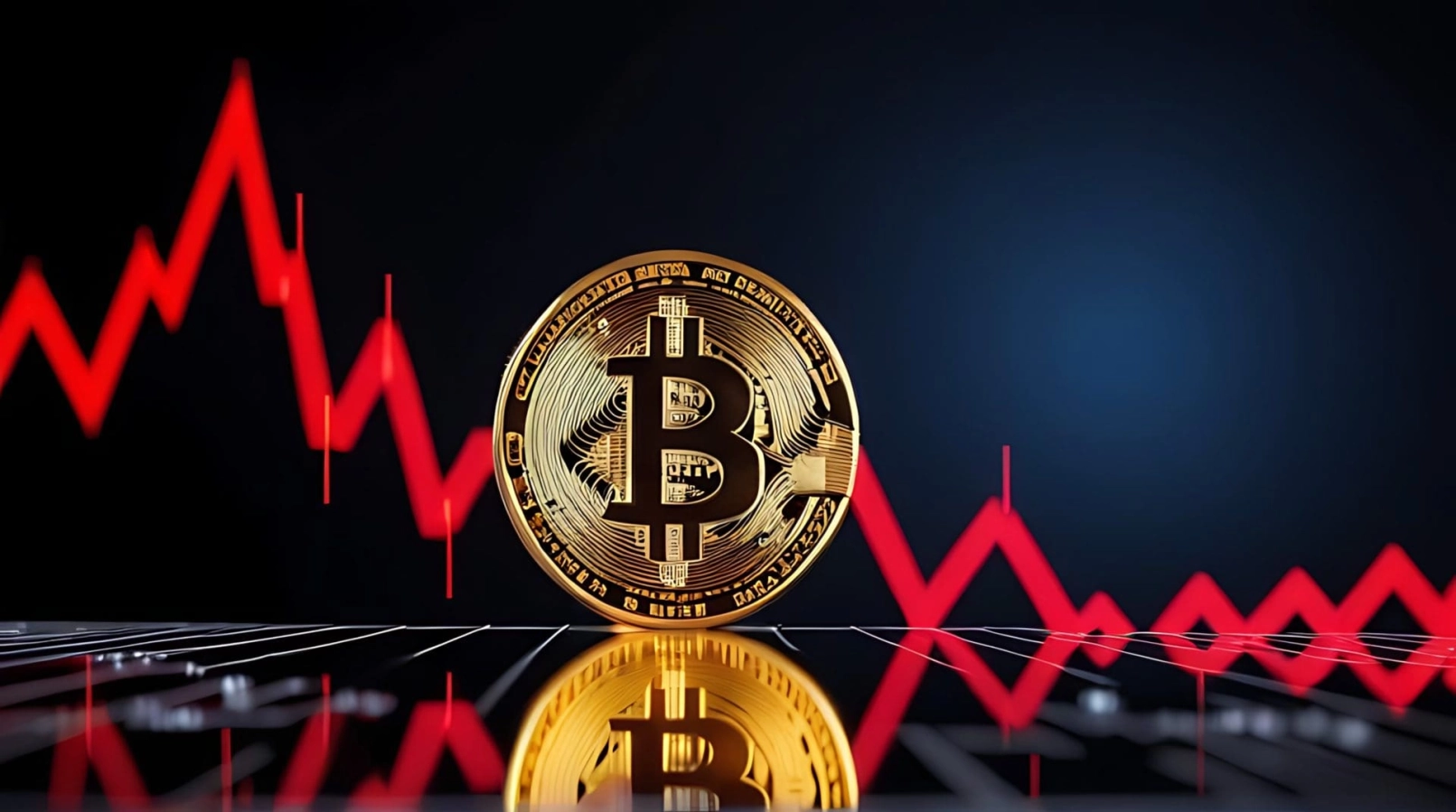 baisse du bitcoin, BTC, bitcoin en rouge, bitcoin