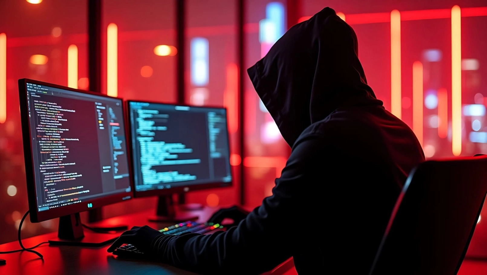 Silhouette de hacker