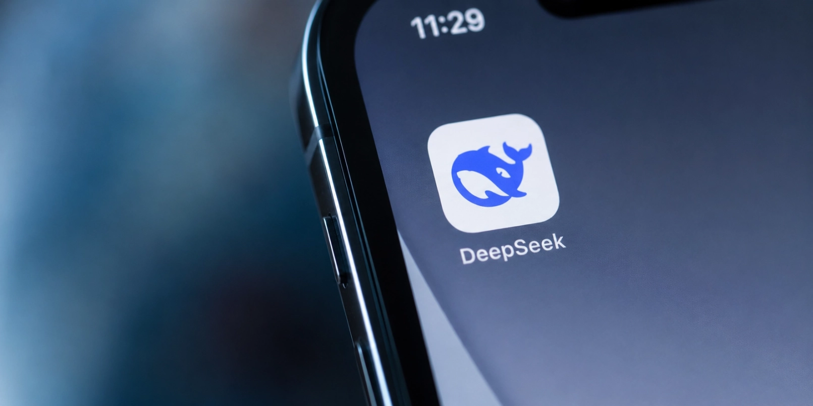 Application DeepSeek sur smartphone