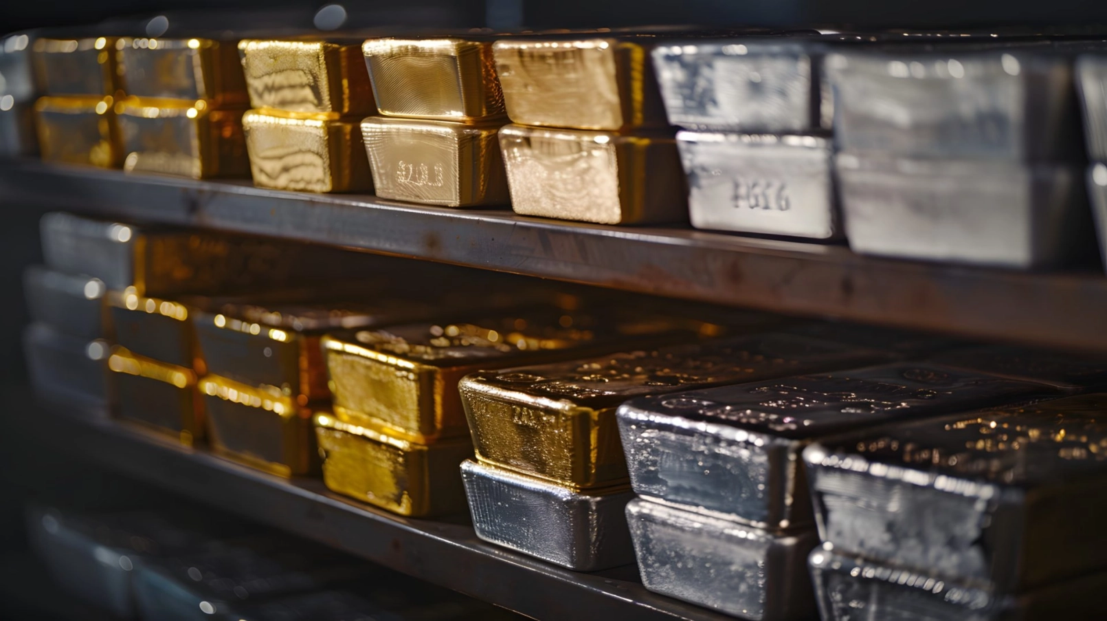 Lingots d’or et d’argent