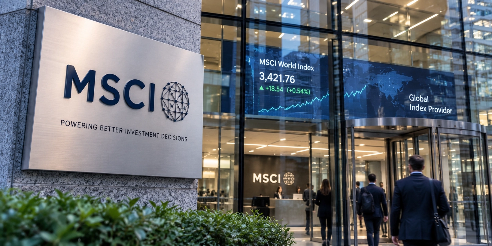 Entrée du bâtiment MSCI