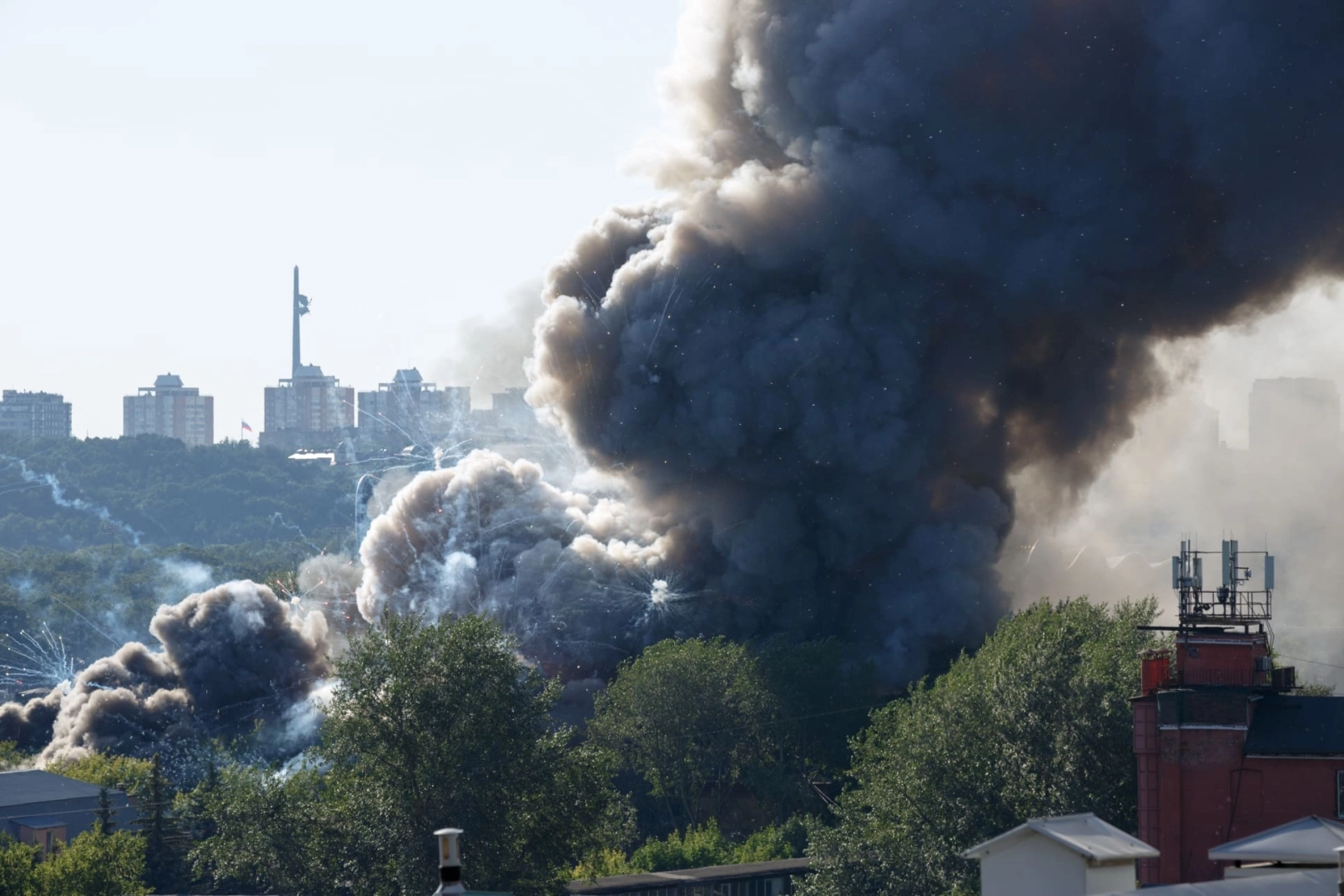 explosion, Moscou