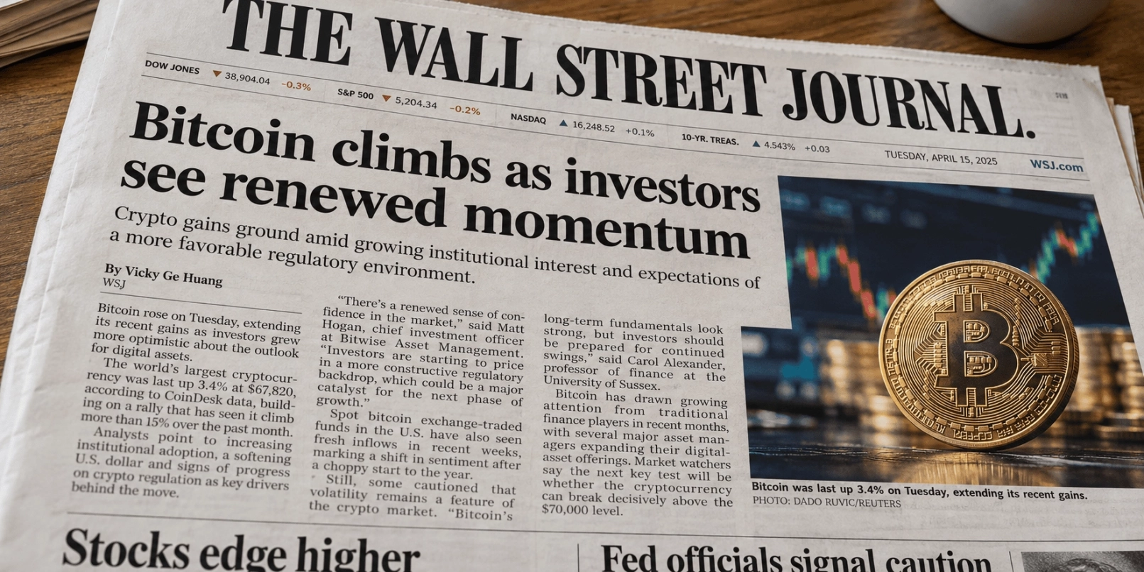 Bitcoin Wall Street Journal