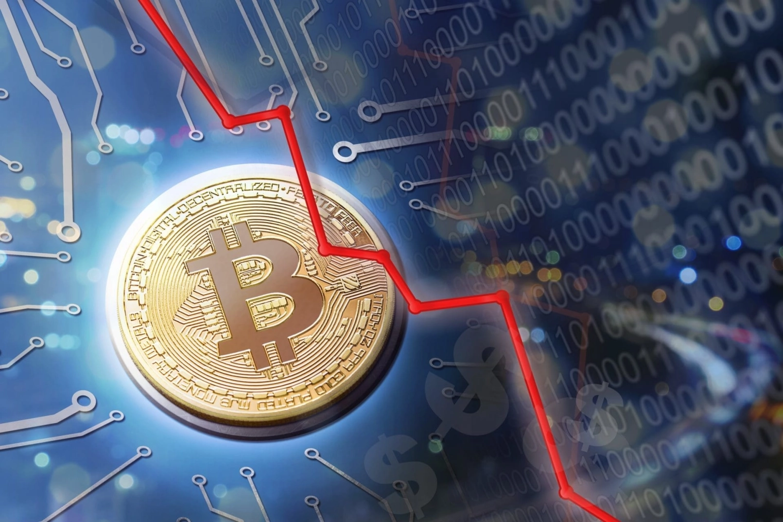 Colapso del precio de Bitcoin