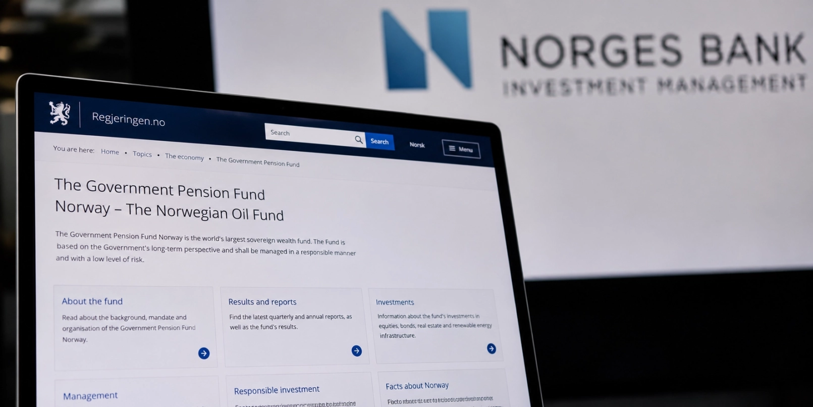 El fondo soberano de pensiones de Noruega