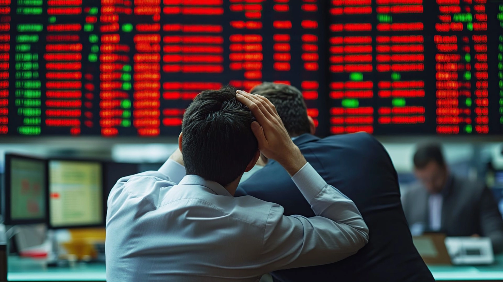 crash, cotización del AEX, rojo